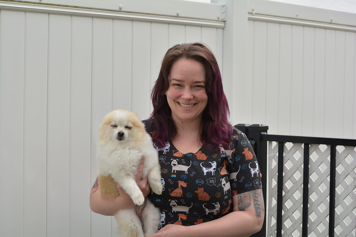Danielle's Paw Parlor - Danielle and her dogs1